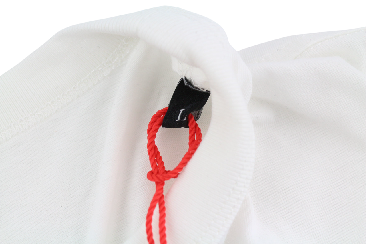 DIESEL T-Just-E19 Mens T-Shirt L Short Sleeve Crew Collar Front Tricot White