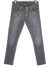 NUDIE JEANS Tight Long John Men Jeans W31/L32 Organic Charcoal Slim Leg Denim