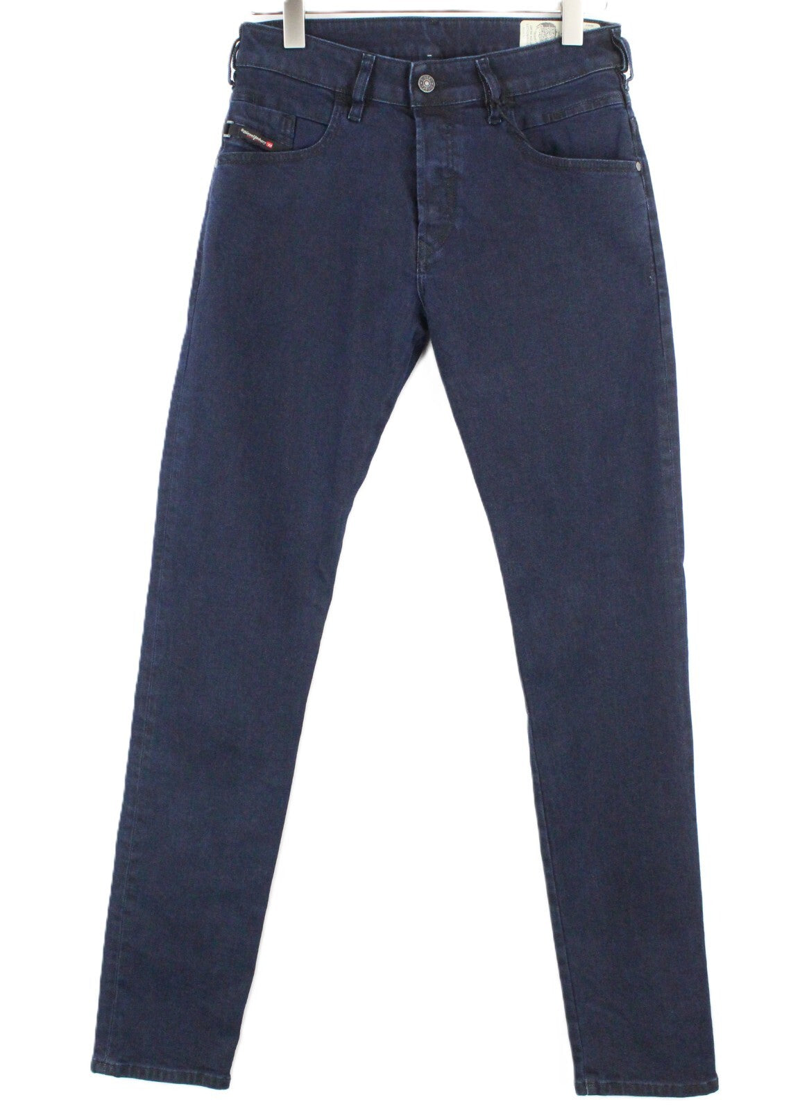 DIESEL D-Bazer 084LC vyriški džinsai W28/L34 vienspalviai mėlyni, siaurėjantys medvilniniai džinsai 