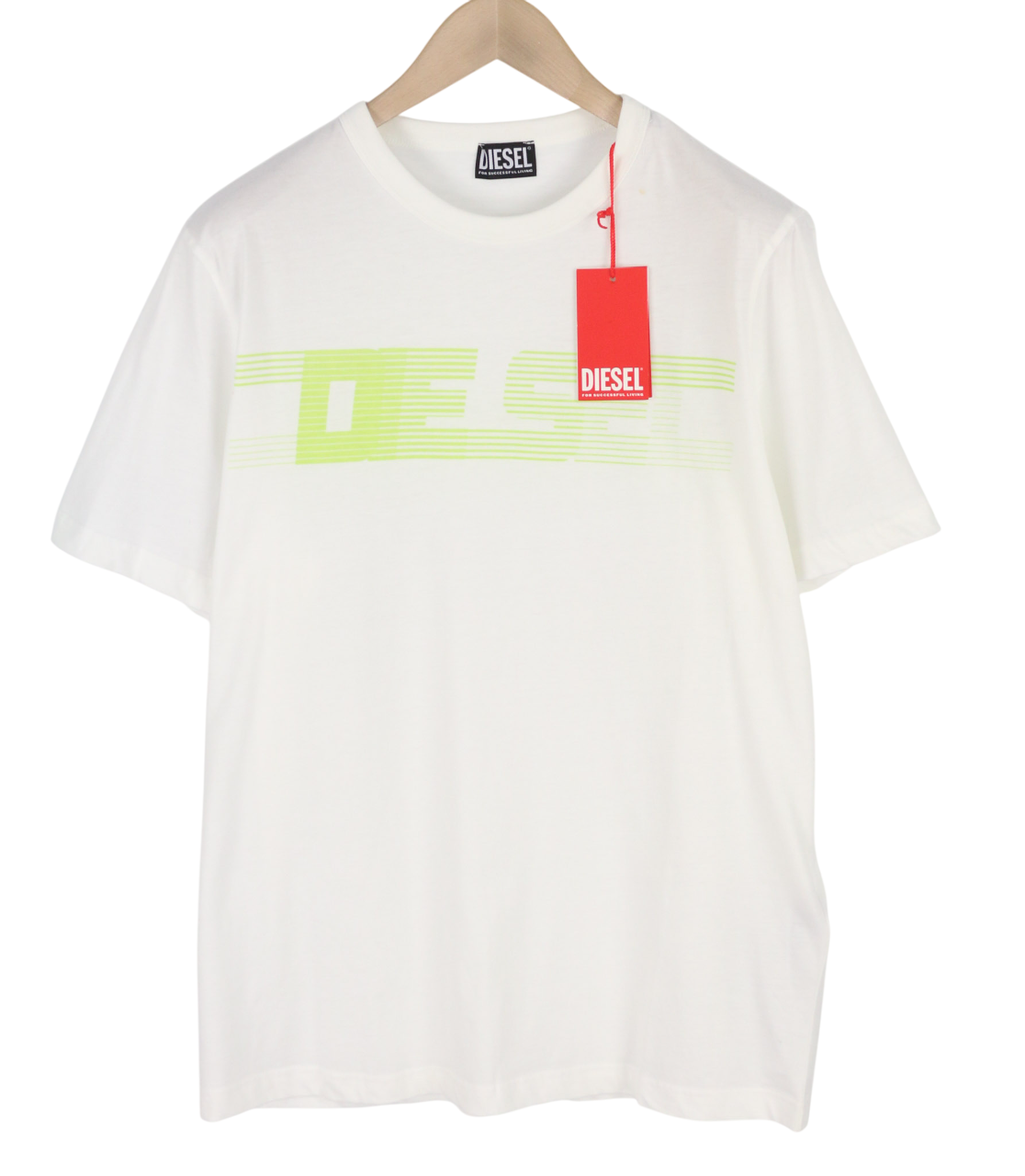 DIESEL T-Just-E19 vyriški marškinėliai su trumpomis rankovėmis, apvalia apykakle ir priekiu, lengvi trikotažiniai marškinėliai. 