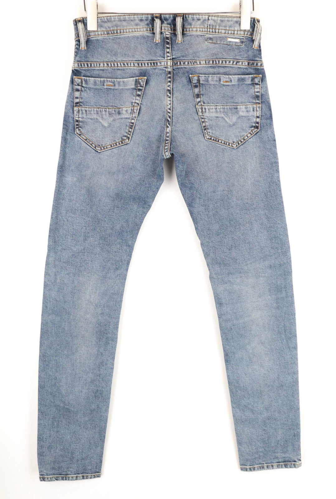 DIESEL Thommer 084UX vyriški džinsai W27/L32 Mėlynos medvilnės tamprios plonos, siauros 