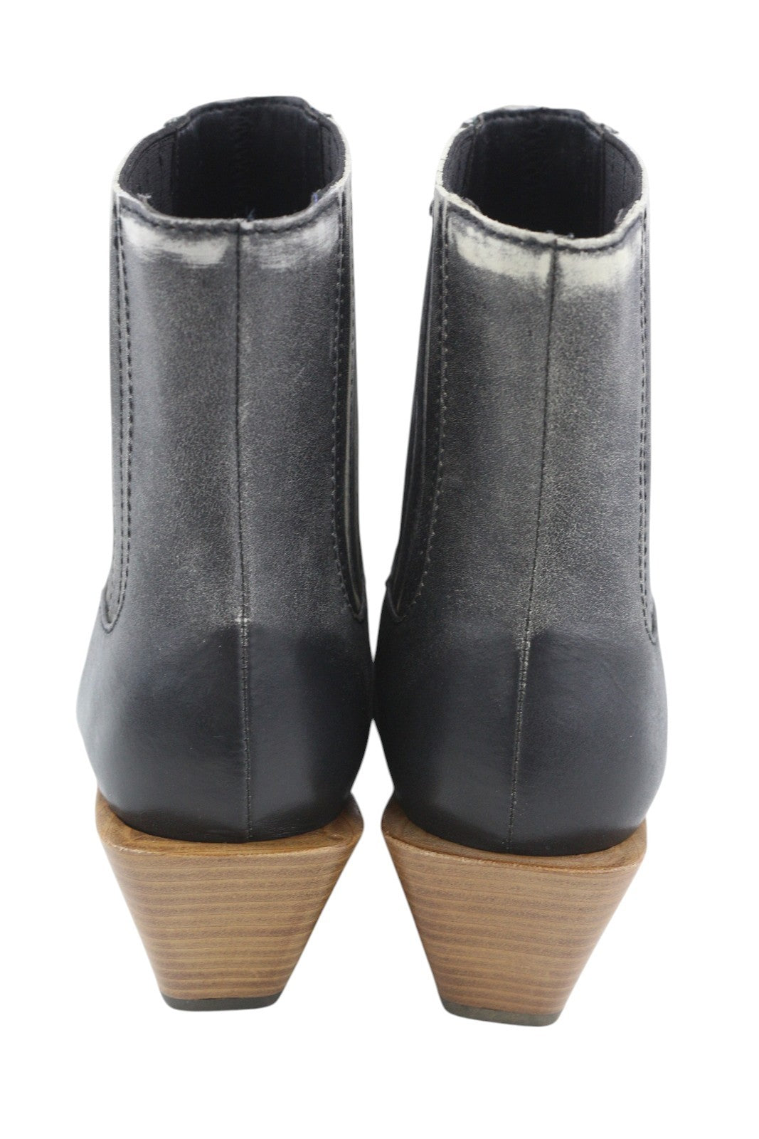 DIESEL D-Texanne CH moteriški aulinukai, pilki juodi, odiniai, kubietiško stiliaus, su kulnu, EU39, RRP 295 € 