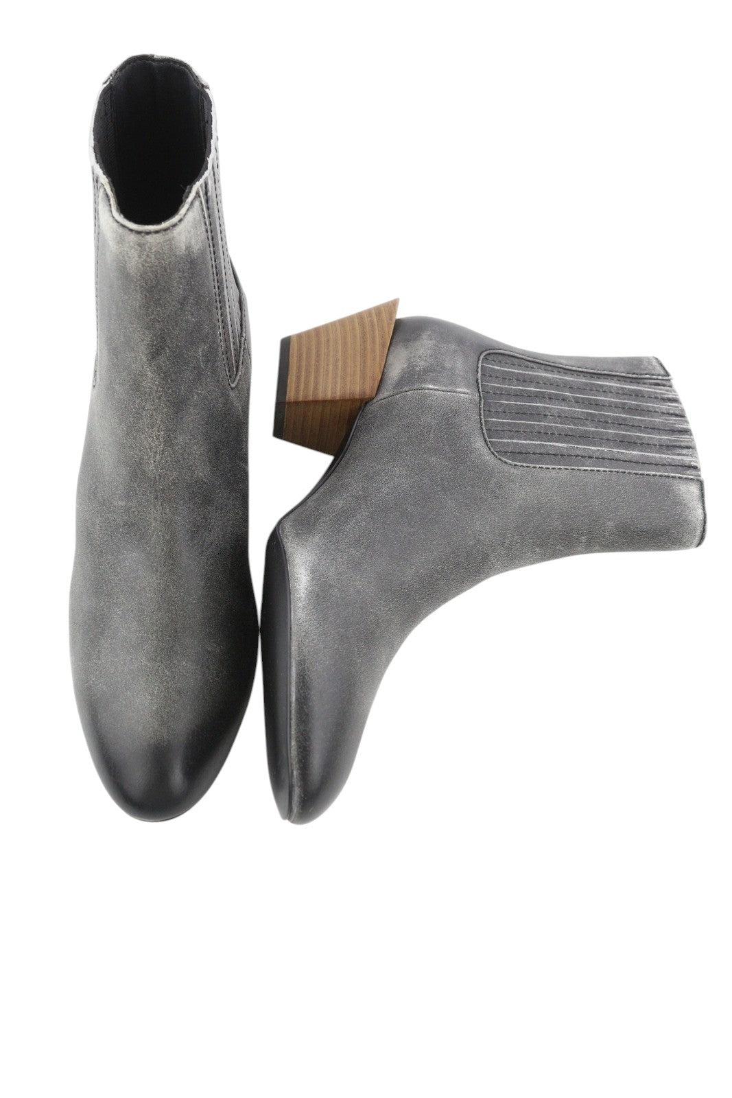 DIESEL D-Texanne CH moteriški aulinukai, pilki juodi, odiniai, migdolų spalvos, kulniukai, EU39, RRP 295 € 