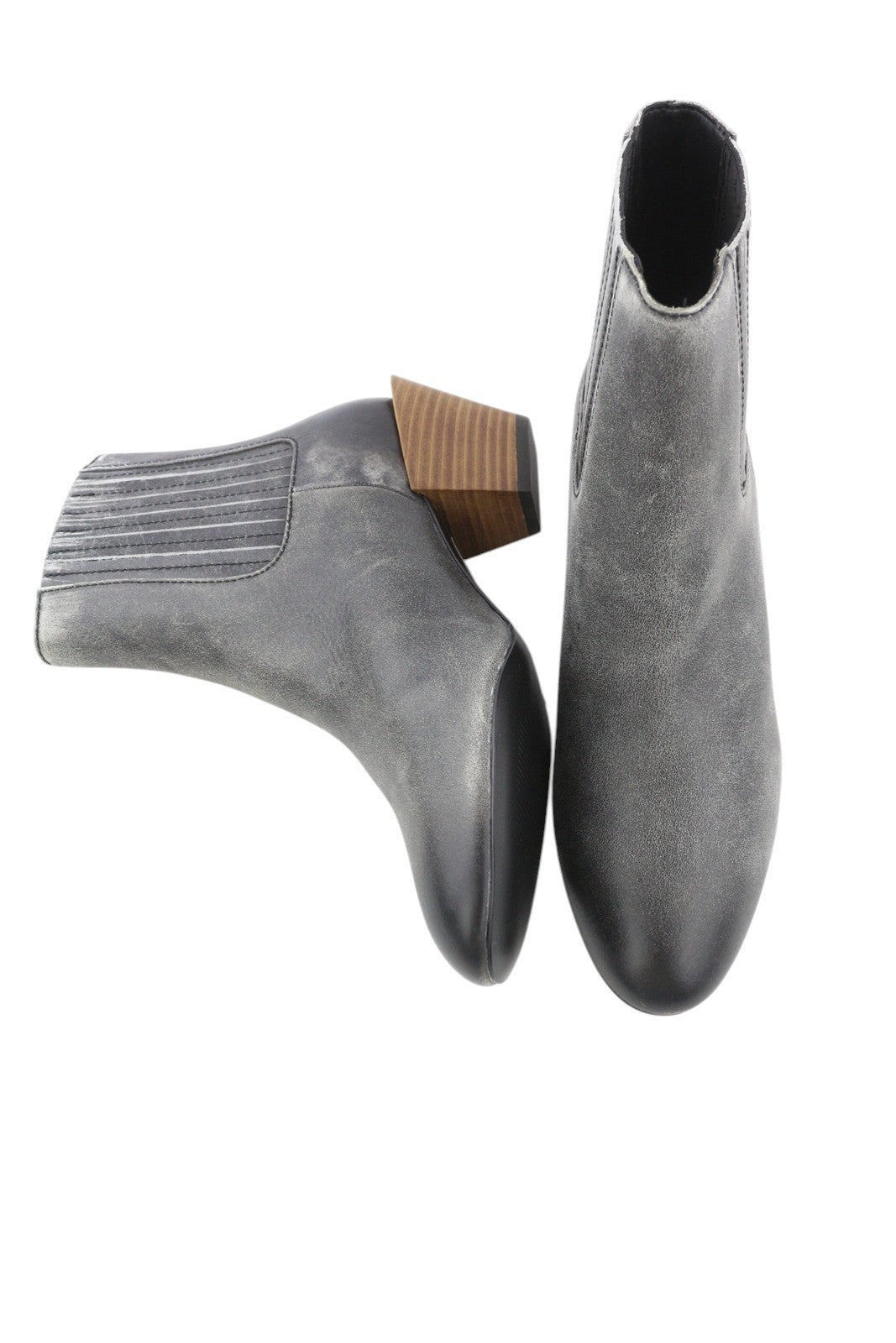 DIESEL D-Texanne CH moteriški aulinukai, pilki juodi, odiniai, migdolų spalvos, kulniukai, EU39, RRP 295 € 