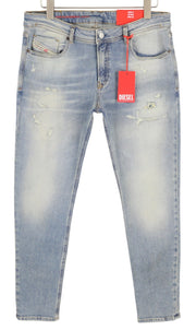 DIESEL 1979 Sleenker E9C01 vyriški džinsai W34/L30 Skinny Distress Blue RMK 275 € 