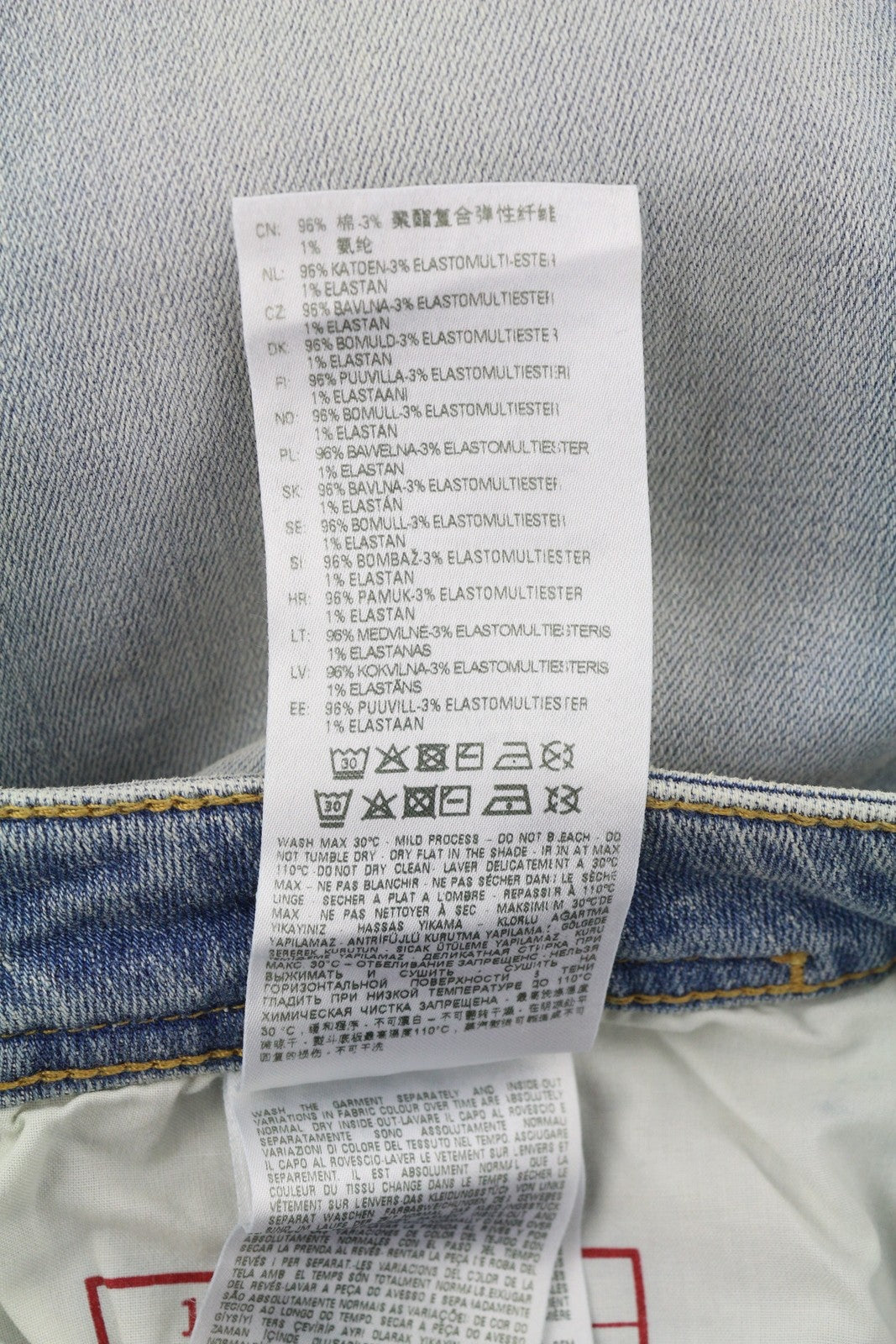 DIESEL 1979 Sleenker E9C01 vyriški džinsai W34/L30 Skinny Distress Blue RMK 275 € 