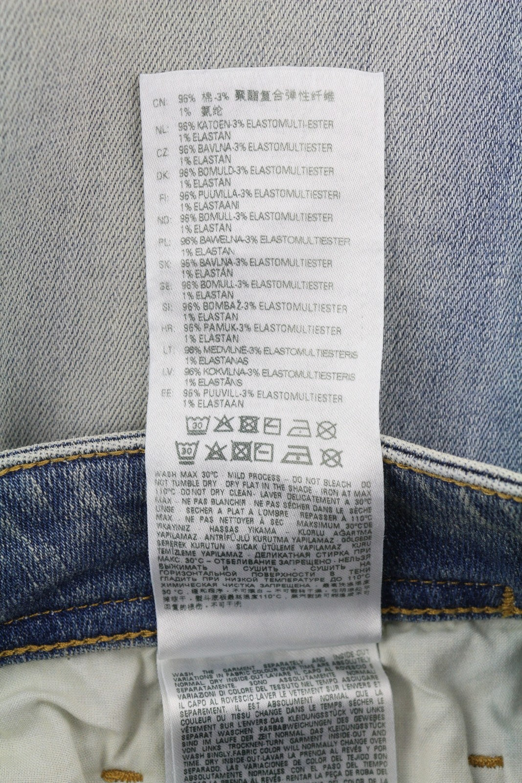 DIESEL 1979 Sleenker E9C01 vyriški džinsai W36/L32 Skinny Distress Blue RMK 275 € 