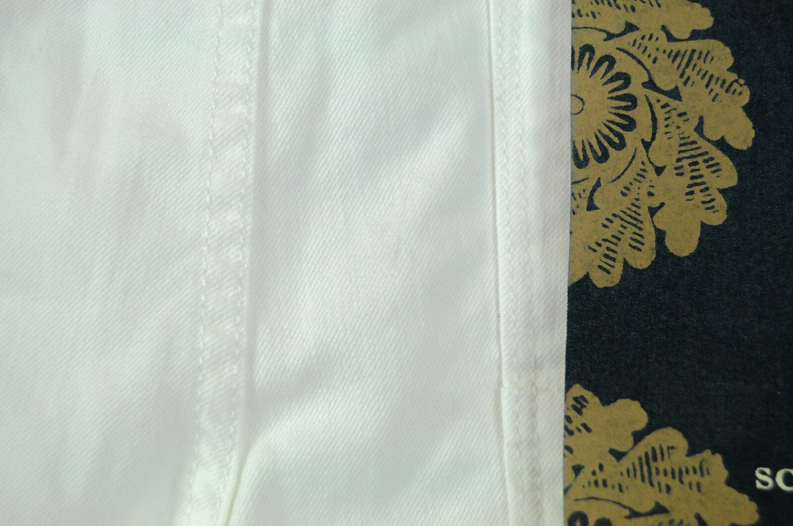 SCOTCH &amp; SODA Pike džinsai W30 L32 balti medvilniniai aptempti vyriški tamprūs džinsai 