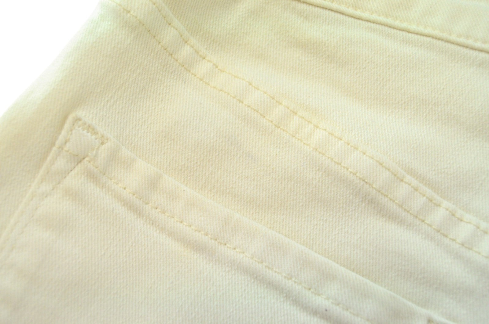 MAISON SCOTCH Jolie Vagabonde džinsai ~W25 L30 balkšvai balti, ploni su sagomis užsegimu 