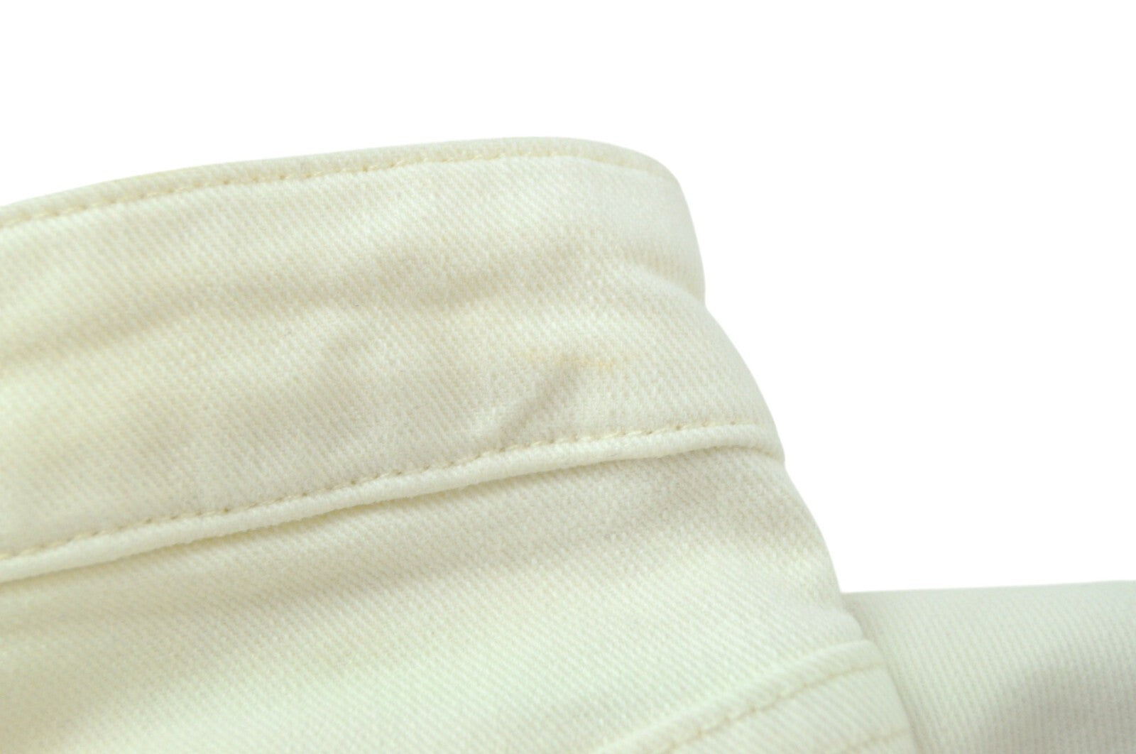 MAISON SCOTCH Jolie Vagabonde džinsai ~W25 L30 balkšvai balti, ploni su sagomis užsegimu 