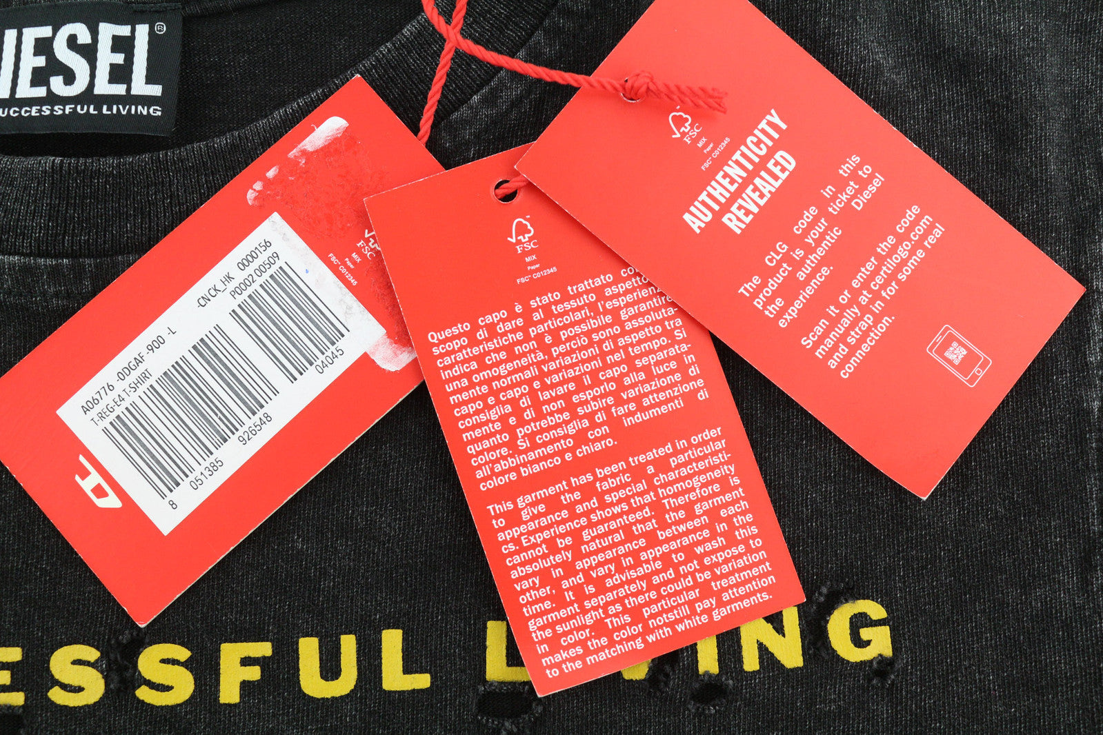 DIESEL T-Reg-E4 moteriški marškinėliai L, juodi, trumpomis rankovėmis, apvalia apykakle, skalbti. RMK 125 €.