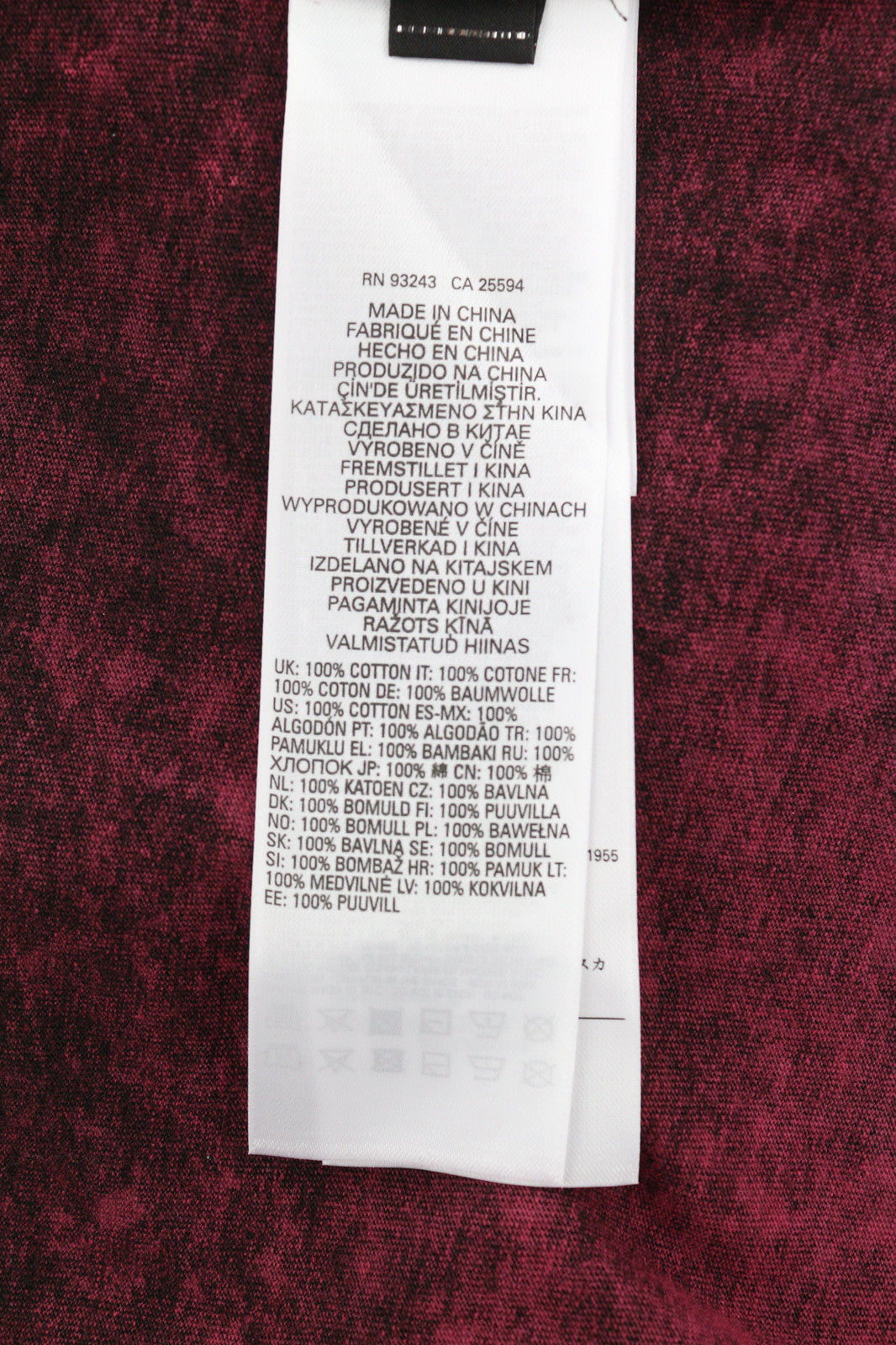 DIESEL T-Reg-E4 moteriški marškinėliai L, bordo spalvos, trumpomis rankovėmis, apvalia apykakle, skalbti. RMK 125 €.