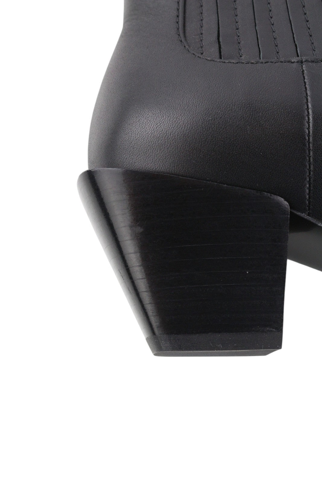 DIESEL D-Texanne CH moteriški aulinukai, juodi, odiniai, migdolų nosis, 40 €, kubietiškas kulnas – 290 € 