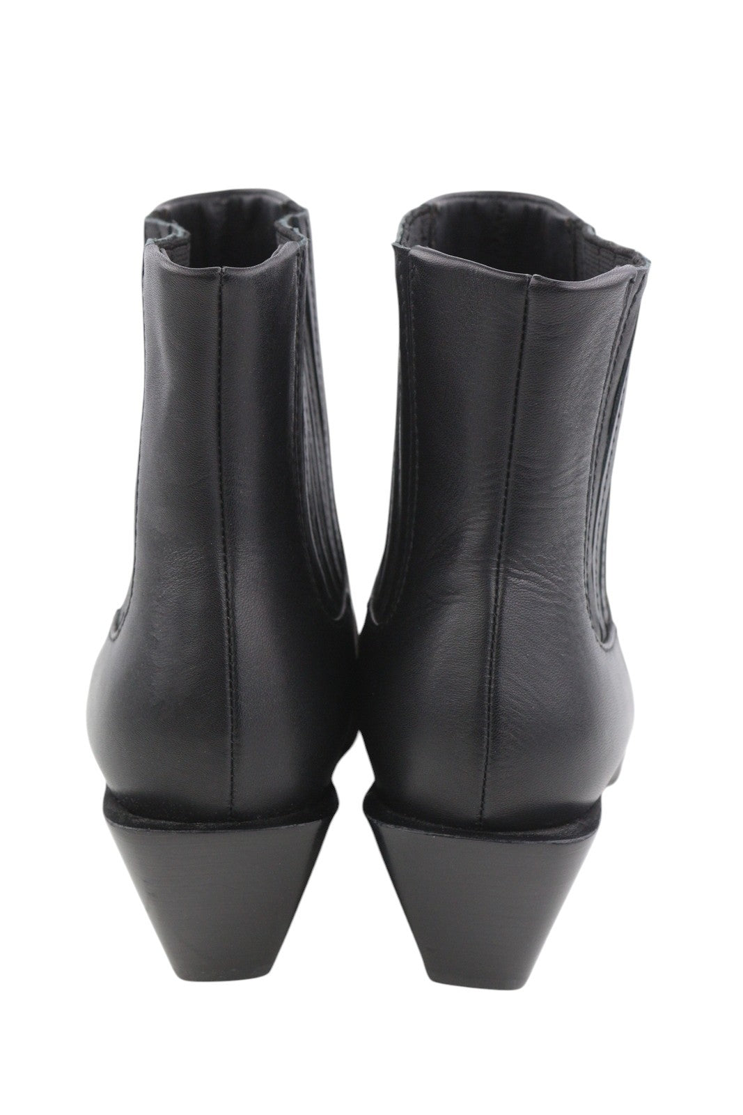 DIESEL D-Texanne CH moteriški aulinukai, juodi, odiniai, migdolų nosis, 40 €, kubietiškas kulnas – 290 € 