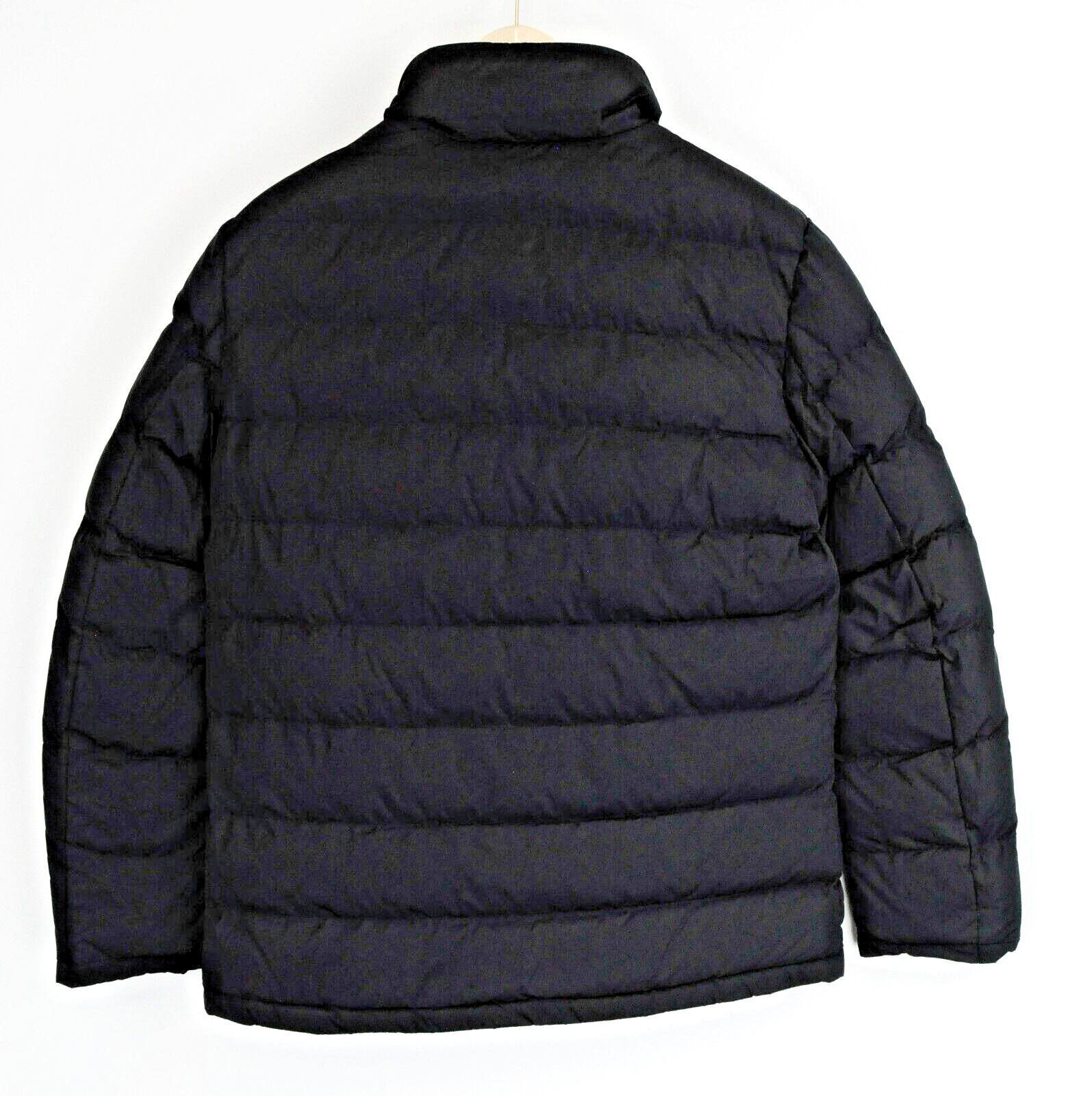 HARMONT&amp;BLAINE vyriška juoda dygsniuota paminkštinta striukė, L, trumpa, su sagomis, nailono 