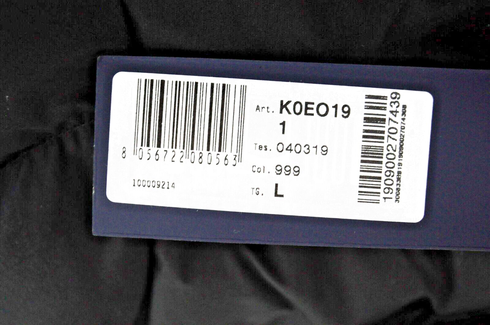 HARMONT&amp;BLAINE vyriška juoda dygsniuota paminkštinta striukė, L, trumpa, su sagomis, nailono 