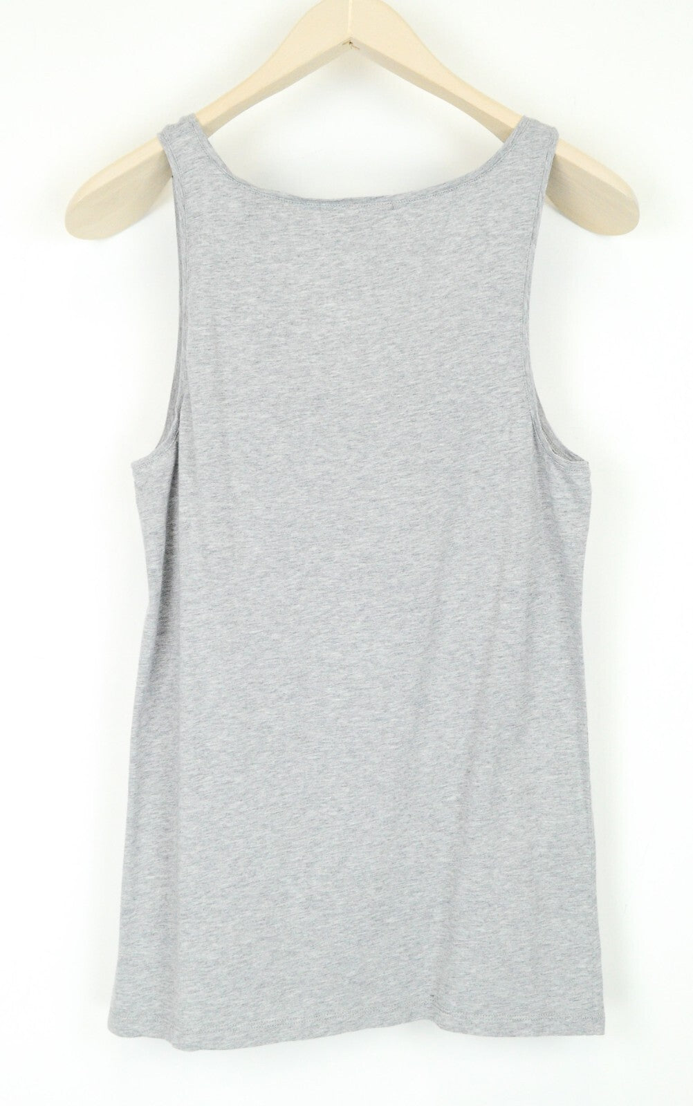 MAISON SCOTCH Womens M Grey Cotton Tank Top Sleeveless Casual Round Neck