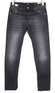 REPLAY Grover vyriška W29/L34 pilka tiesi „Laserblast“ tampri džinsinė suknelė 