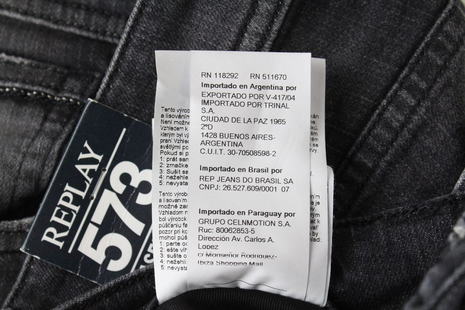 REPLAY Grover vyriška W29/L34 pilka tiesi „Laserblast“ tampri džinsinė suknelė 