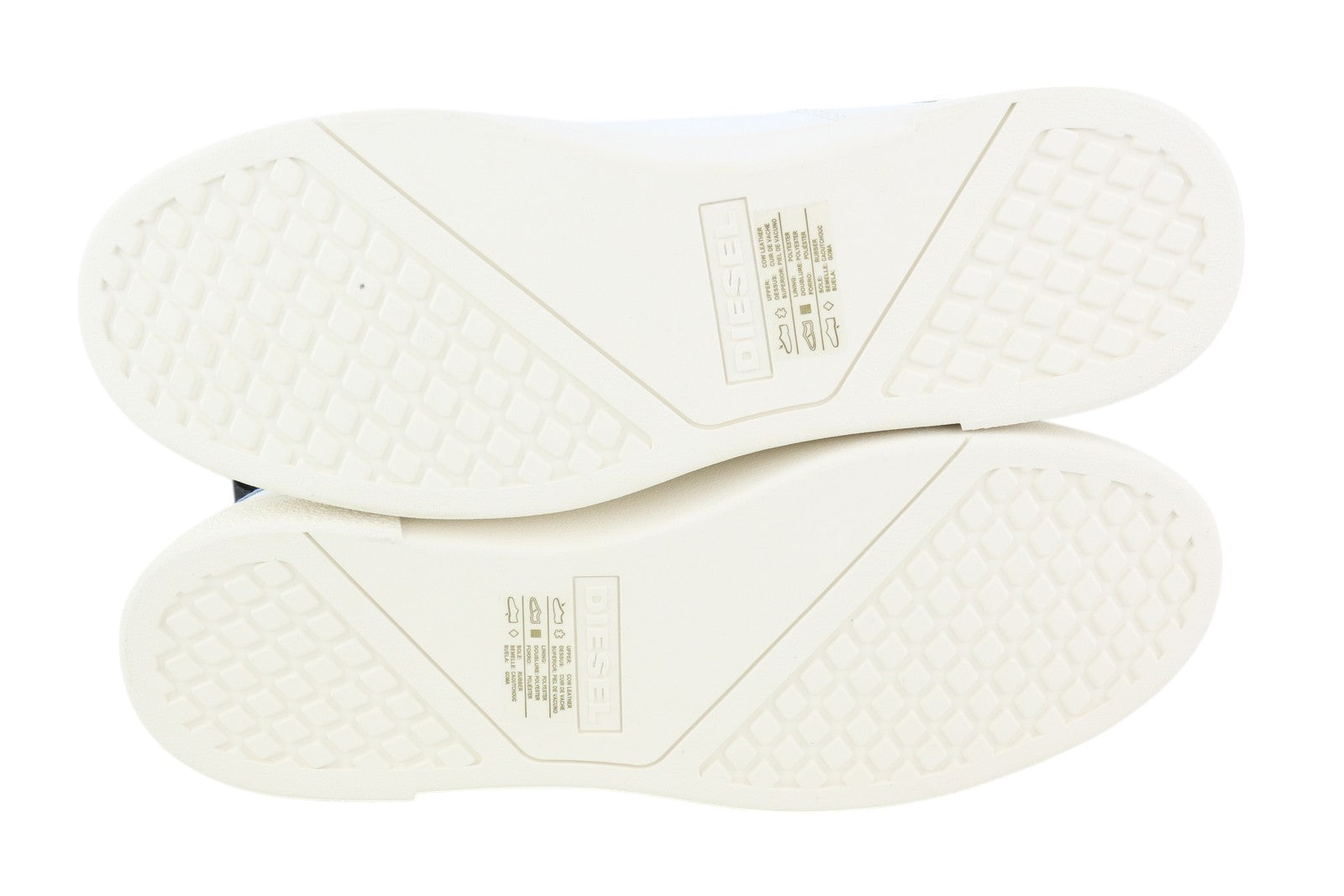 DIESEL S-Clever žemi nėrinių vyriški sportbačiai, balti, odiniai, 44.5 dydis, RRP140