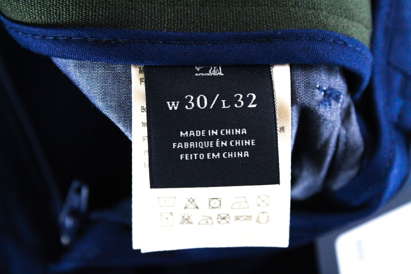 SCOTCH & SODA Mens W30/L32 Blue Super Slim  Cotton Stretchy Mott Trousers