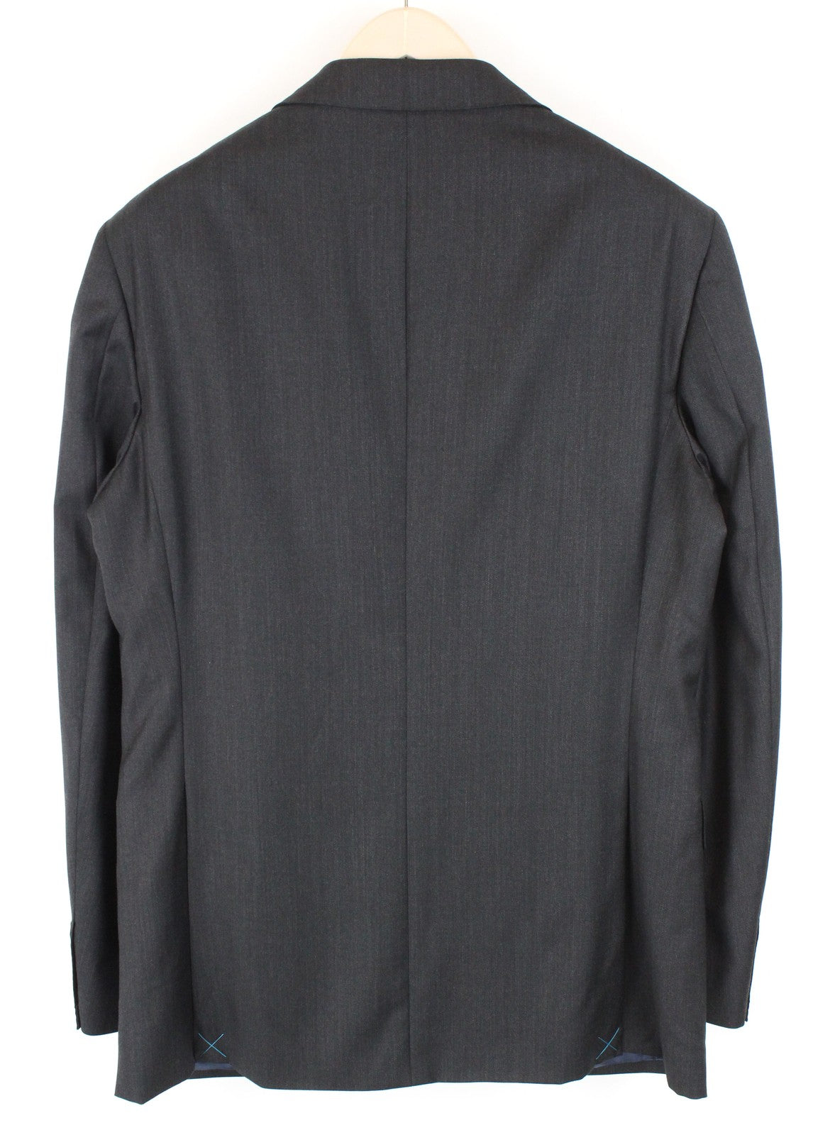 „SUITSUPPLY Napoli“ vyriškas švarkas UK42L „Super 110s“ pilkas vilnonis vieneilis švarkas 