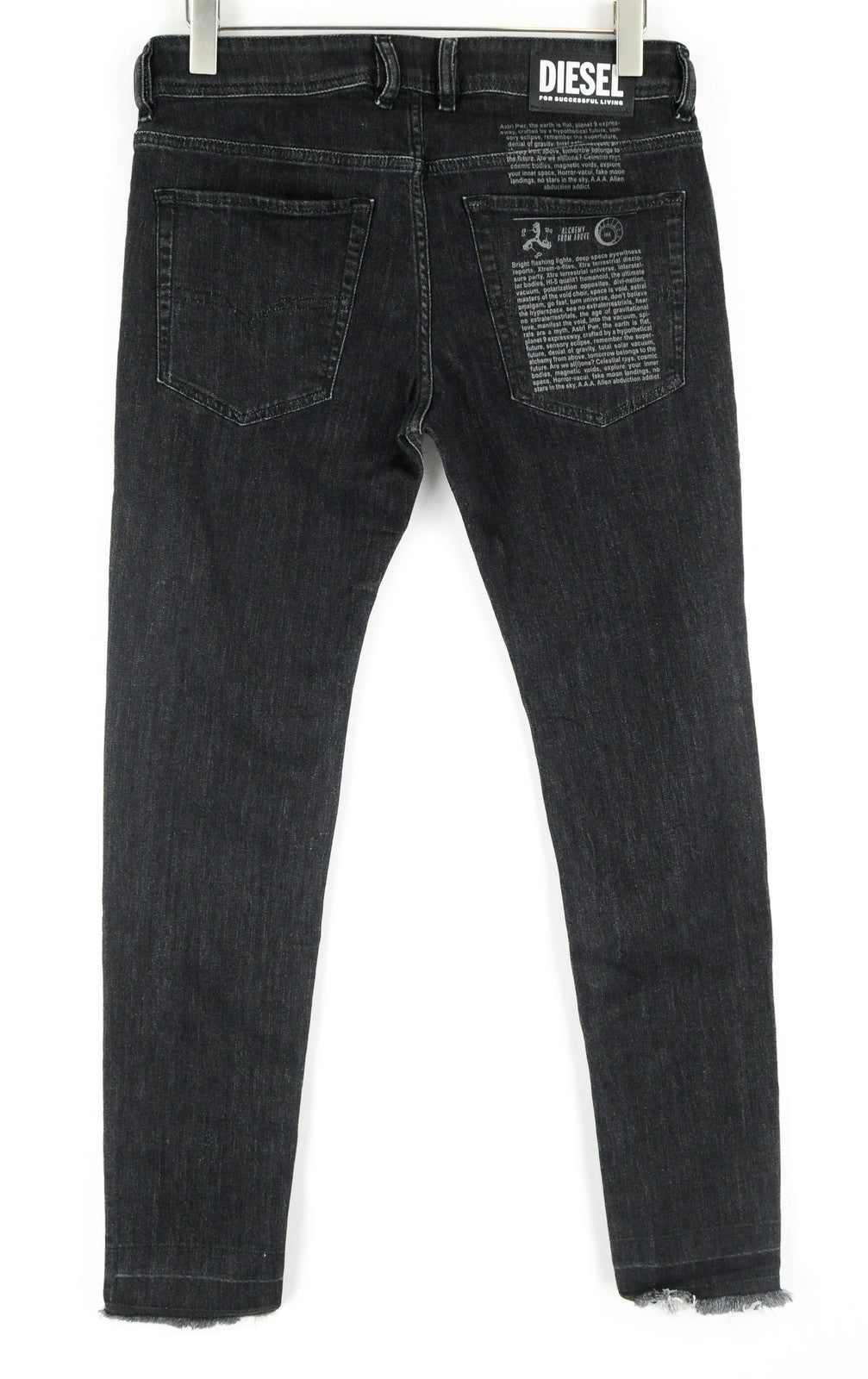 DIESEL Sleenker-X-SP 082AX vyriški džinsai W31/L32 pilki, aptempti, tamprūs 