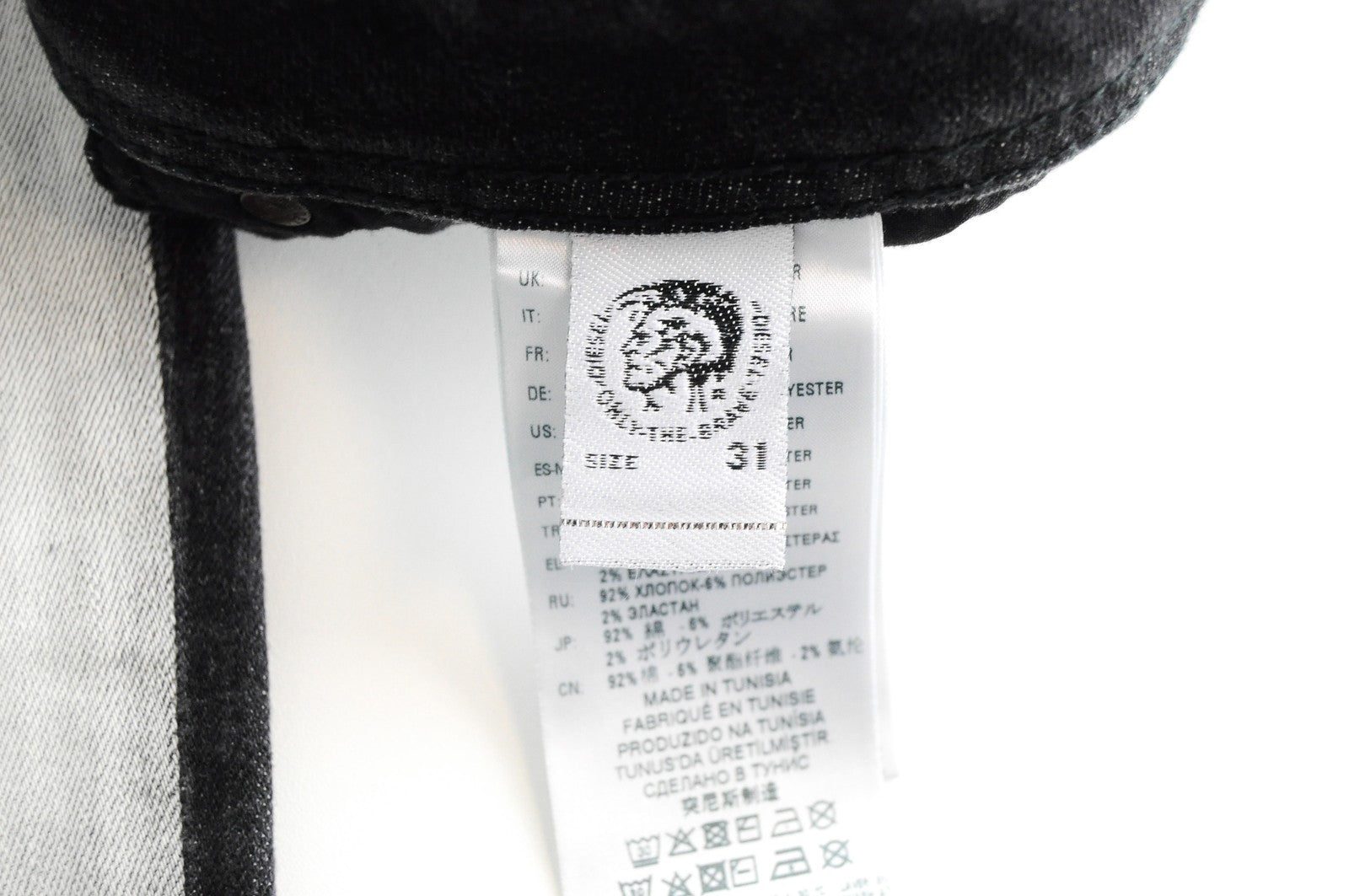 DIESEL Sleenker-X-SP 082AX vyriški džinsai W31/L32 pilki, aptempti, tamprūs 