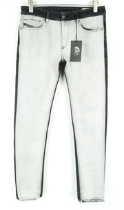 DIESEL Sleenker-X-SP 082AX vyriški džinsai W33/L32 Slim pilki aptempti džinsai 