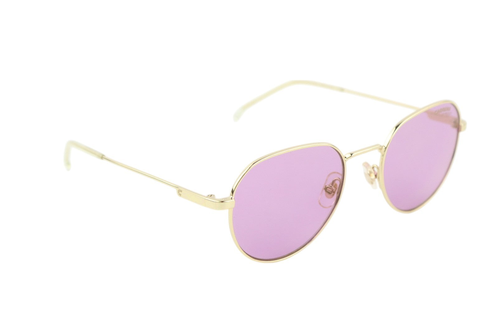 CARRERA S9E13 moteriški akiniai nuo saulės su auksiniais atspalviais, rožinės spalvos rėmeliu, apsauga nuo UV spindulių, 2015T/S 