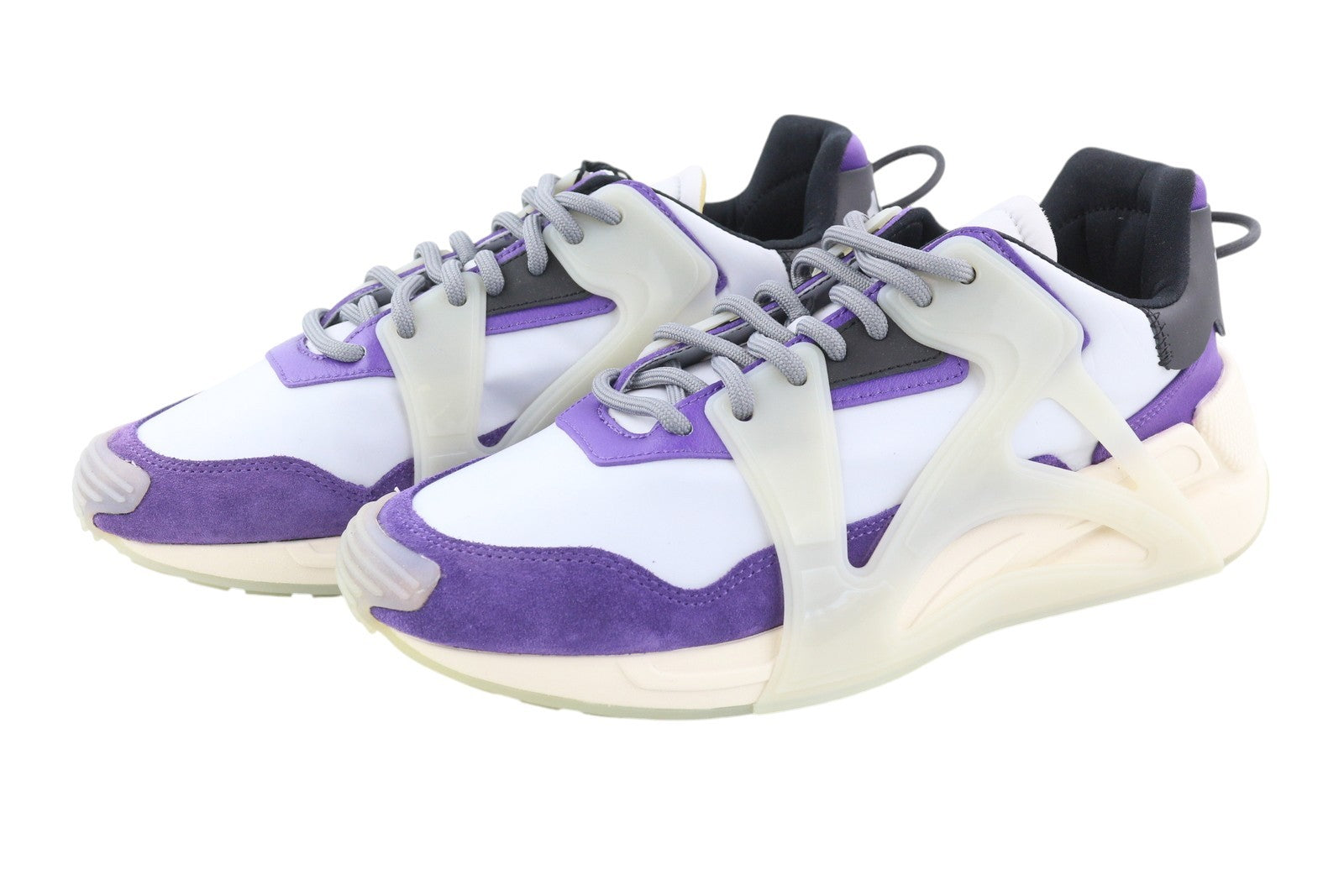 DIESEL S-Serendipity Mask vyriški sportbačiai, pilki, suvarstomi, migdolų spalvos nosimi, 42 dydžio, RRP 200 € 