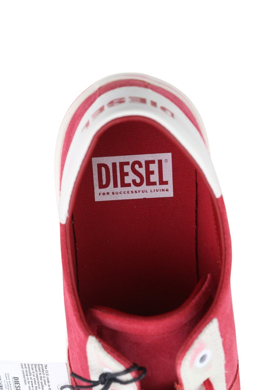 DIESEL S-Mydori LC vyriški sportbačiai, raudoni, zomšiniai, odiniai, migdolų spalvos, žemakulniai, kaina – 200 € 