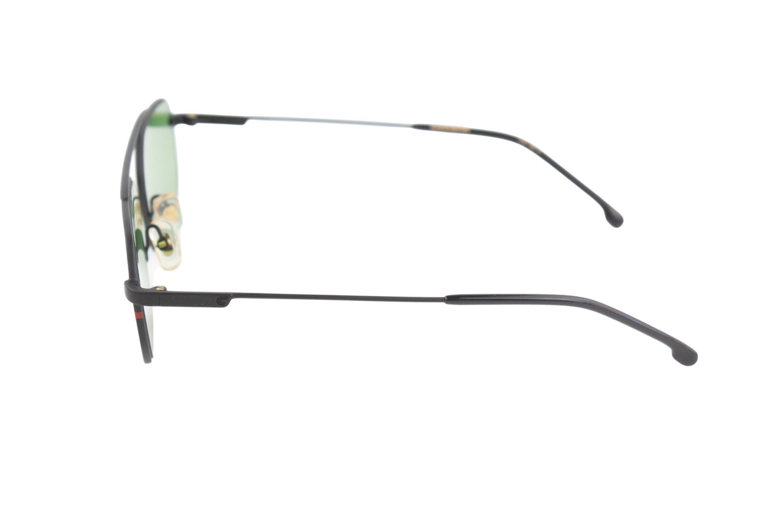 CARRERA 7ZJMT vyriški akiniai nuo saulės su žaliais lęšiais, logotipu ir UV apsauga, unisex 2016T/S