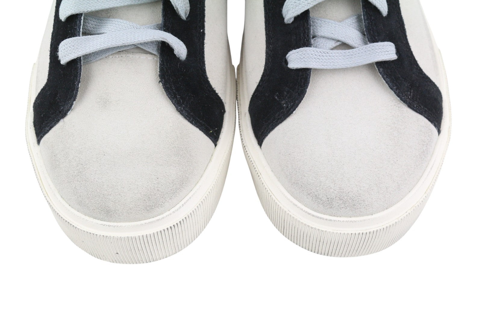 DIESEL S-Mydori ML vyriški sportbačiai, 44.5 dydis, balti, odiniai, aukštakulniai, migdolų formos nosis, RRP 220 € 