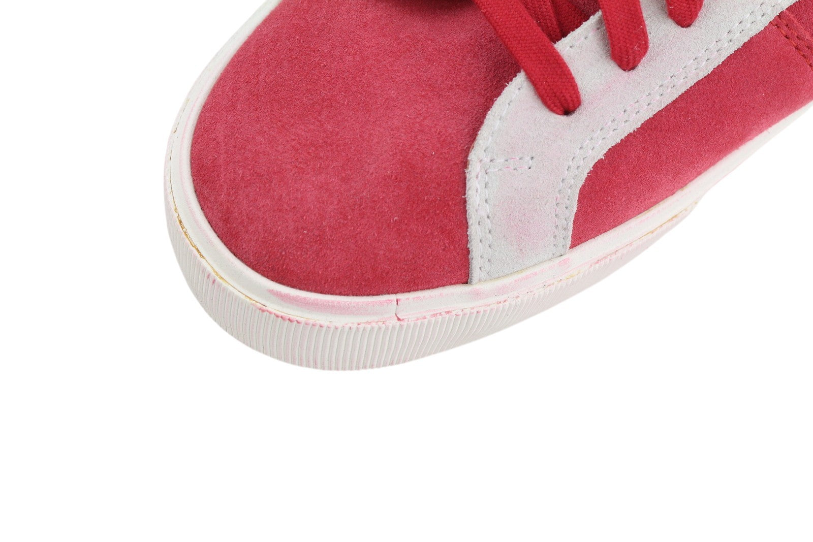 DIESEL S-Mydori LC vyriški sportbačiai, raudoni, zomšiniai, odiniai, migdolų spalvos, žemakulniai, kaina – 200 € 