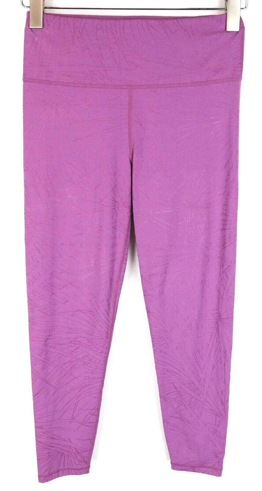SWEATY BETTY Women's Sport Leggings S Purple Patterned Activewear Gym Pull On