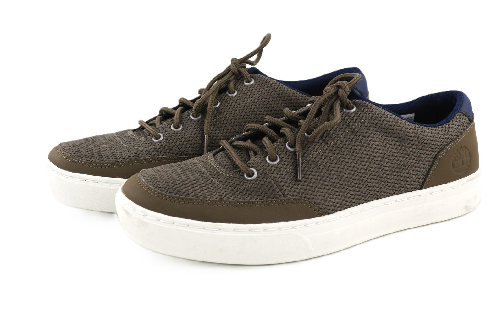 TIMBERLAND A2QK3-A5746 vyriški batai EU42/43 žali odiniai tekstiliniai žemapadžiai laisvalaikio batai 