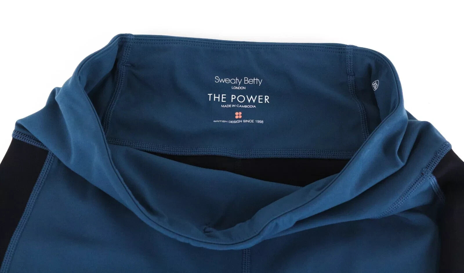 SWEATY BETTY Women's Sport Leggings XS Blue Stretch Cropped Activewear Gym