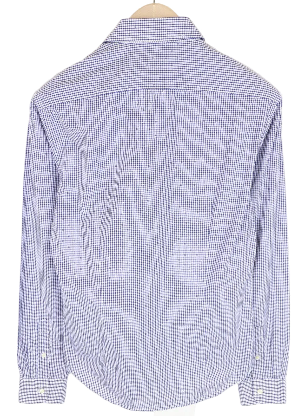 SCOTCH &amp; SODA Ams Couture vyriški marškinėliai, mėlyni, ploni, ilgomis rankovėmis, grynos medvilnės 