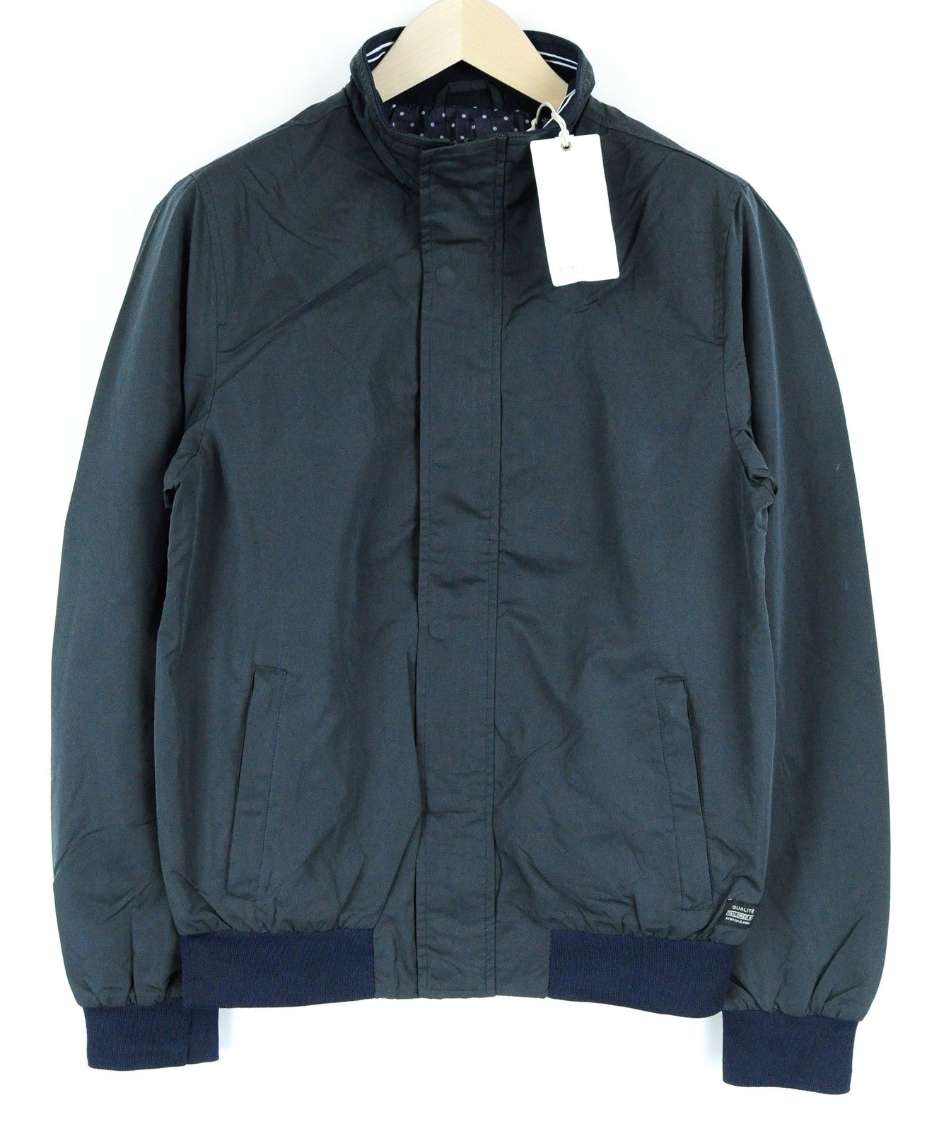 SCOTCH &amp; SODA vyriška striukė, tamsiai mėlyna, ilgomis rankovėmis, užtrauktuku, laisvalaikio, Ams Couture stiliaus, M dydžio 