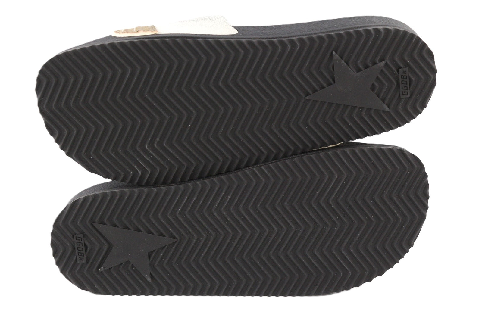 GOLDEN GOOSE Poolstar Women Slippers EU39 Black White Swimming Pool Slip On