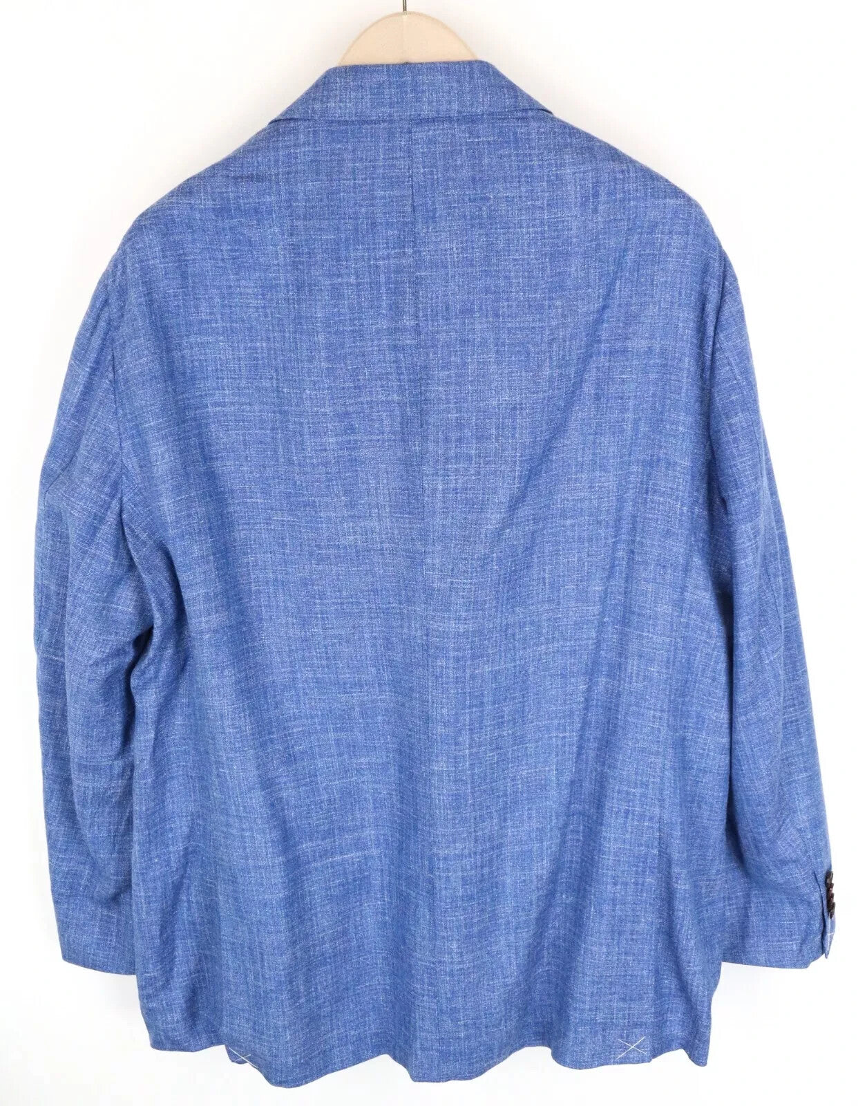 SUITSUPPLY Havana Men's Blazer UK50S Blue Wool Silk Linen Classic