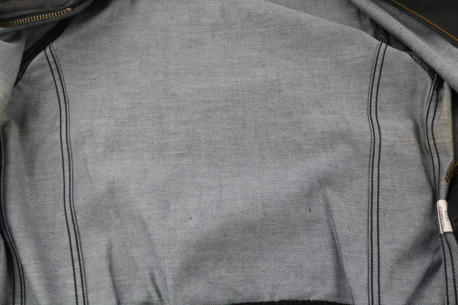 NUDIE JEANS Severin dengtas džinsinis vyriškas švarkas M juodas grynos medvilnės be pamušalo bomber stiliaus 