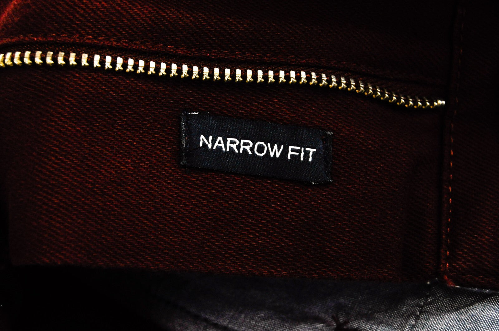 HARMONT & BLAINE Men Trousers 50 Red Slim Fit Cotton Stretch Casual Zipper