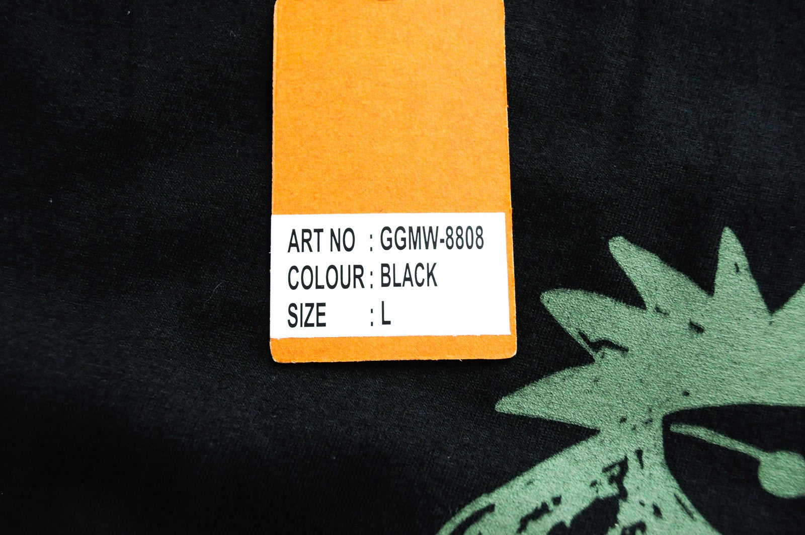 GOOD GENES T-Shirt Men's L Black Cotton Short Sleeve Logo Pullover Basic Tee