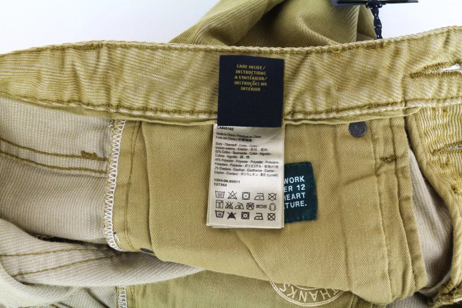 SCOTCH & SODA Dylan Men's Trousers W28/L32 Brown Super Slim Stretch Corduroy