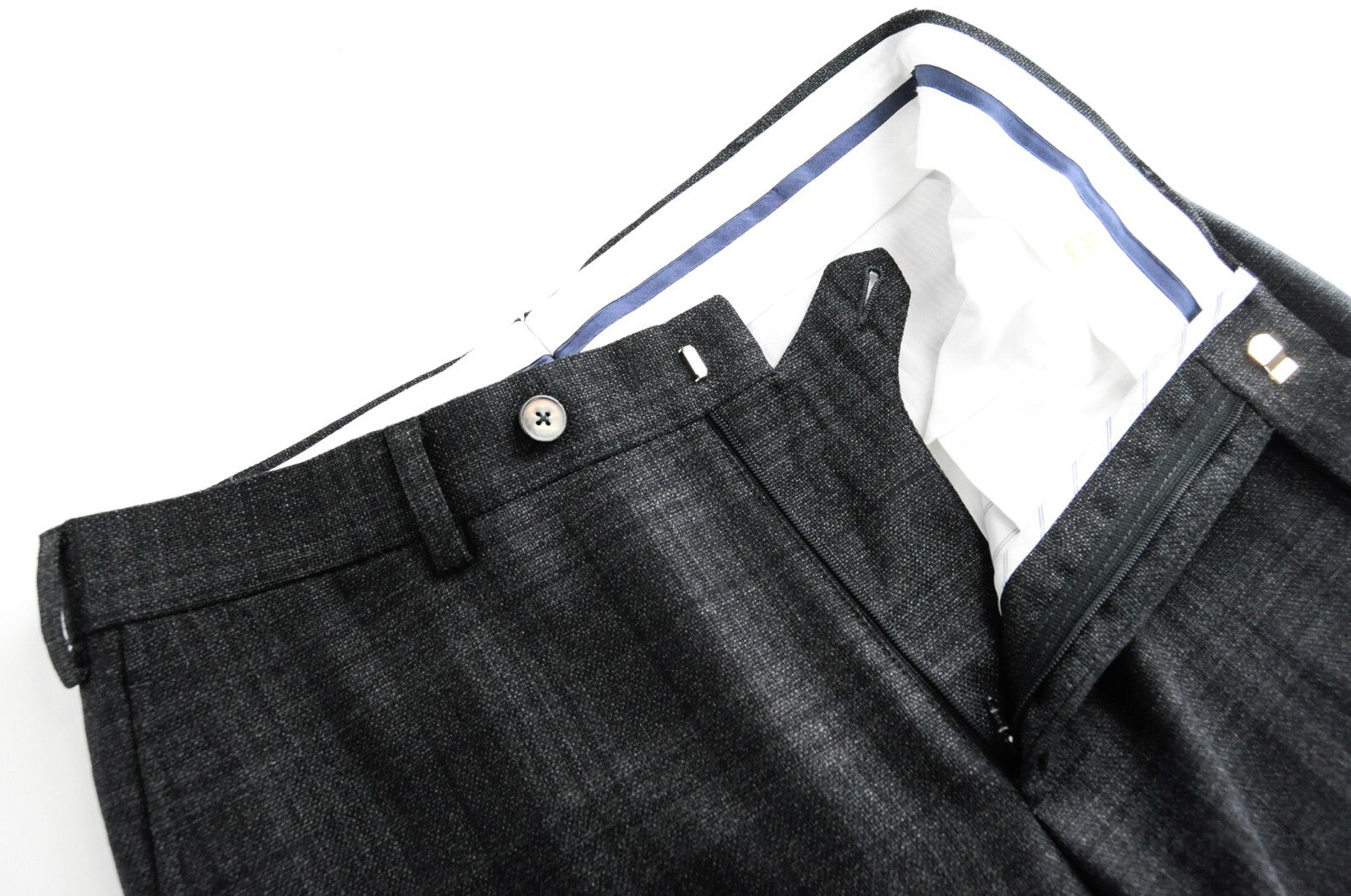 SUITSUPPLY Suit Men's UK36S Grey Checked Wool Sienna Lined 2 Piece Formal Style