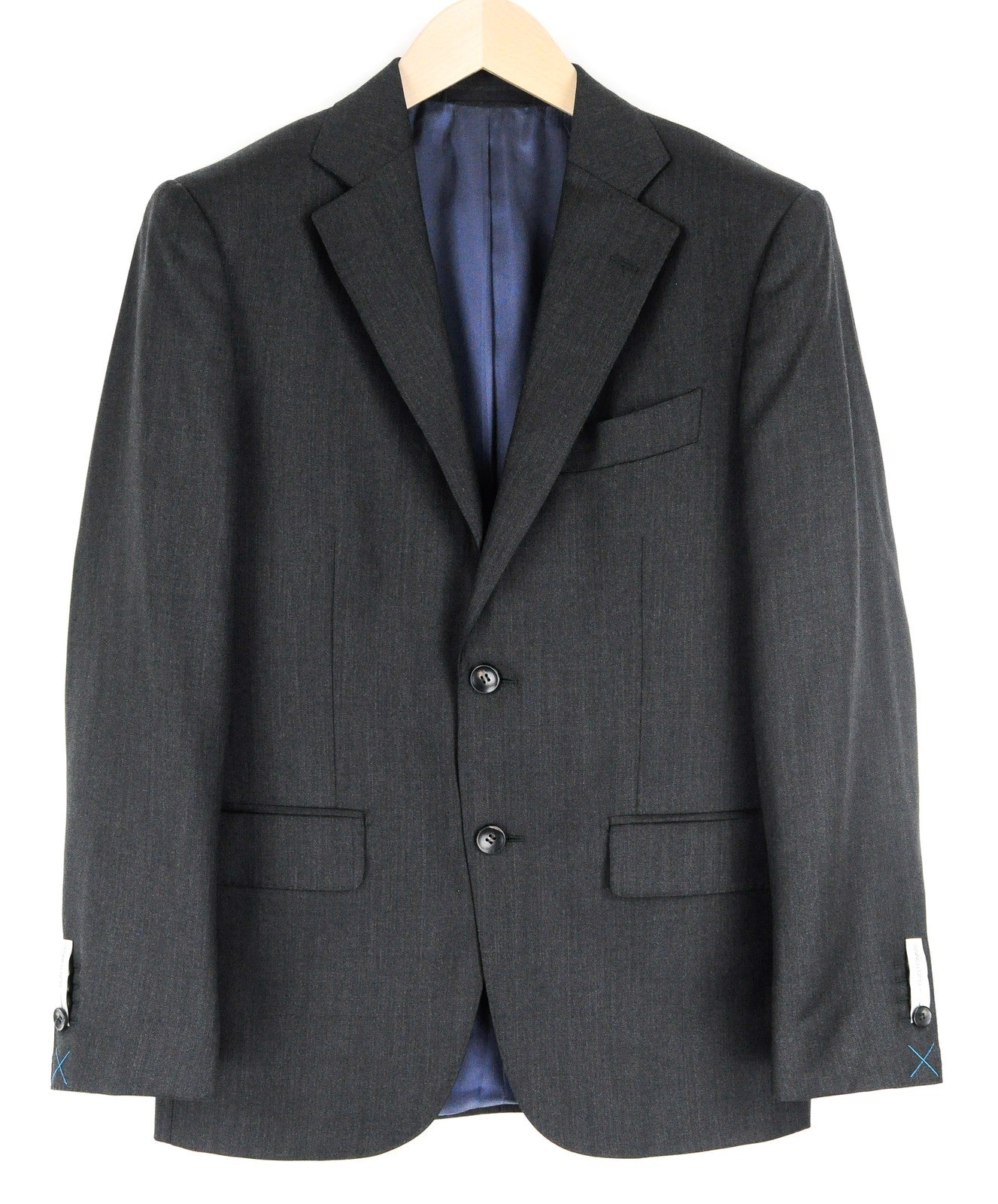 SUITSUPPLY Blazer Men's UK36S Grey Pure Wool Napoli Super 110's Classic Fit