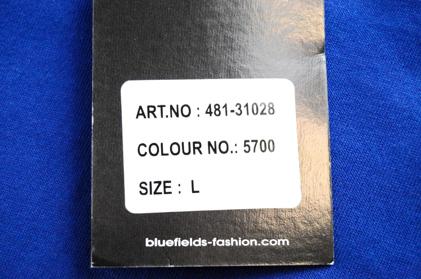 BLUE FIELDS Men Polo Shirt L Blue Short Sleeve Collared Casual