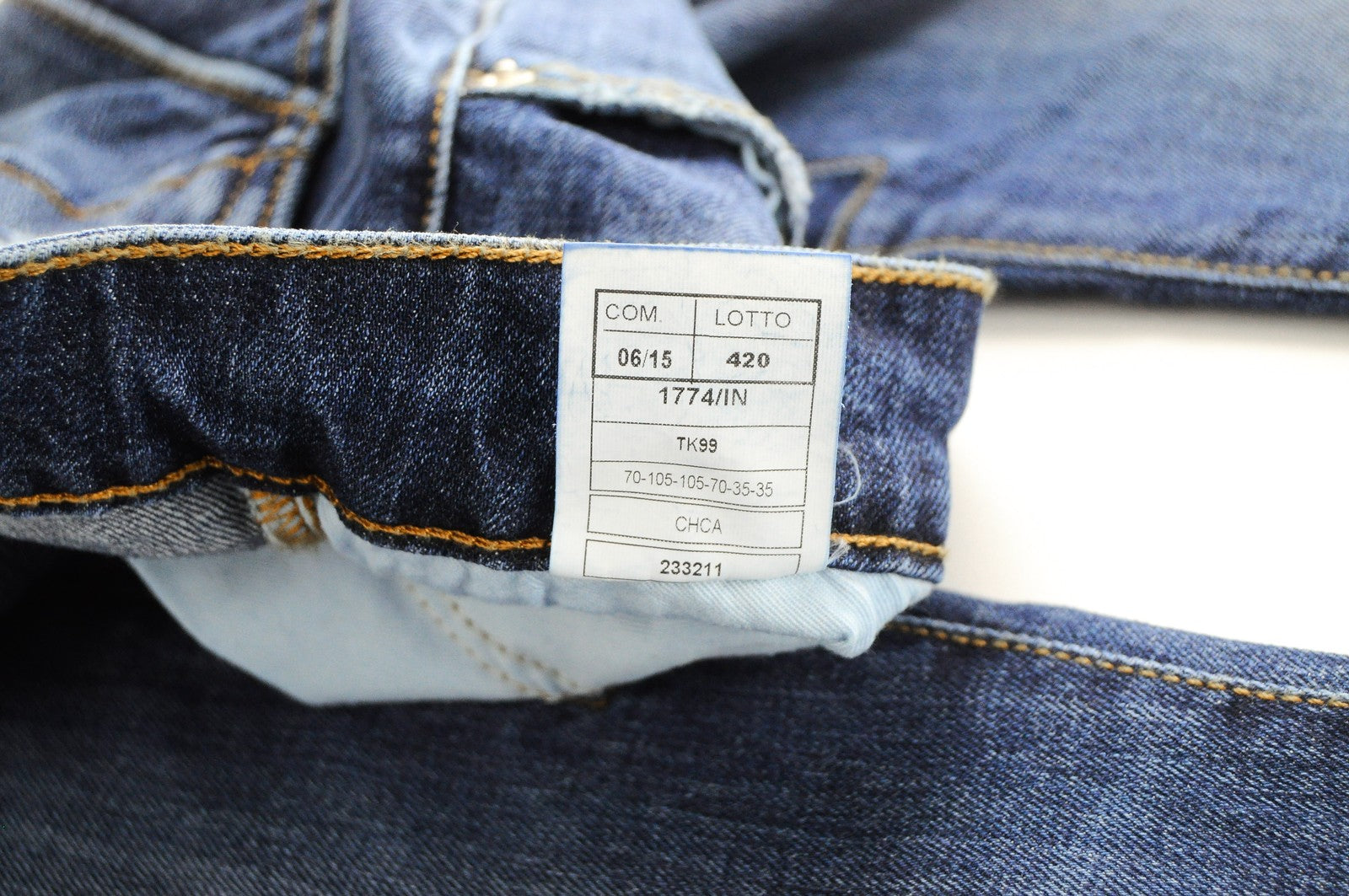 TAKESHY KUROSAWA Jeans Men's W31 Blue Cotton Washed Stretch 5-Pocket Regular